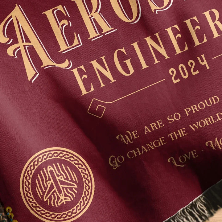 One Does Not Just Pass Aerospace Engineering - Personalized Heirloom Blanket