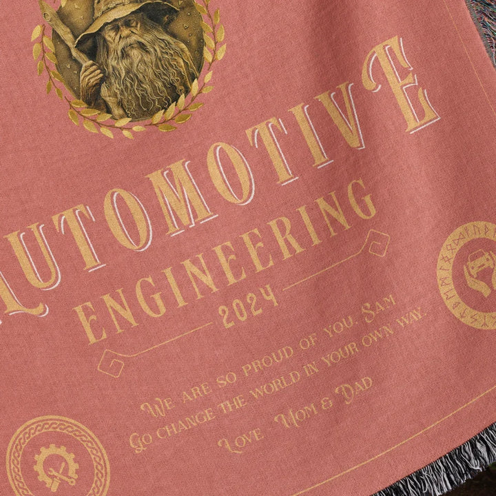 One Does Not Just Pass Automotive Engineering - Personalized Heirloom Blanket