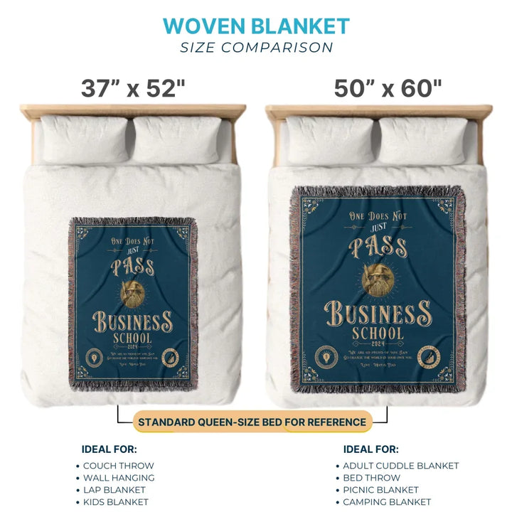 One Does Not Just Pass Business School - Personalized Heirloom Blanket