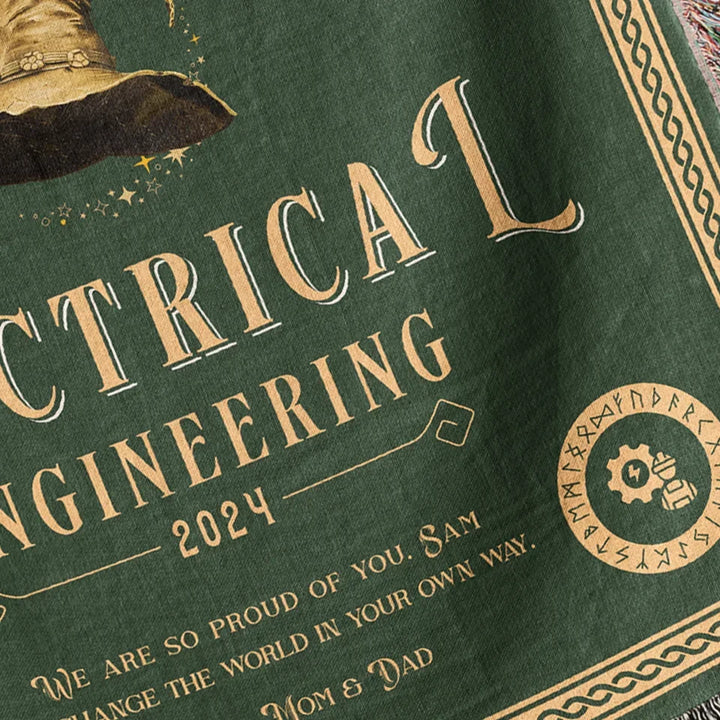 One Does Not Just Pass Electrical Engineering - Personalized Heirloom Blanket