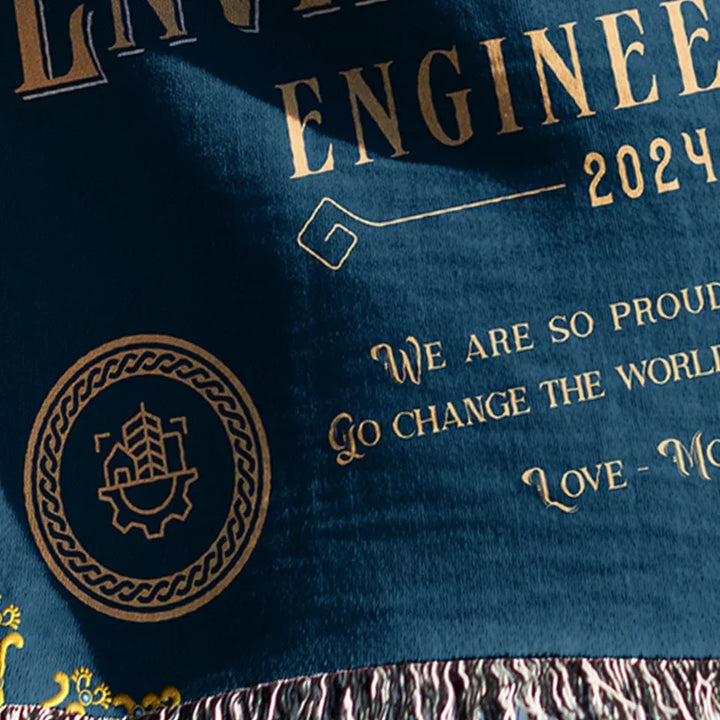 One Does Not Just Pass Environmental Engineering - Personalized Heirloom Blanket