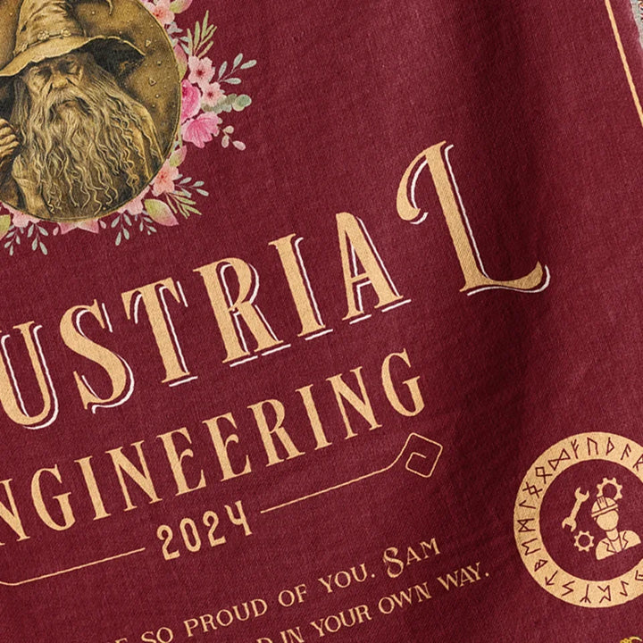 One Does Not Just Pass Industrial Engineering - Personalized Heirloom Blanket