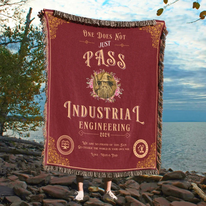 One Does Not Just Pass Industrial Engineering - Personalized Heirloom Blanket