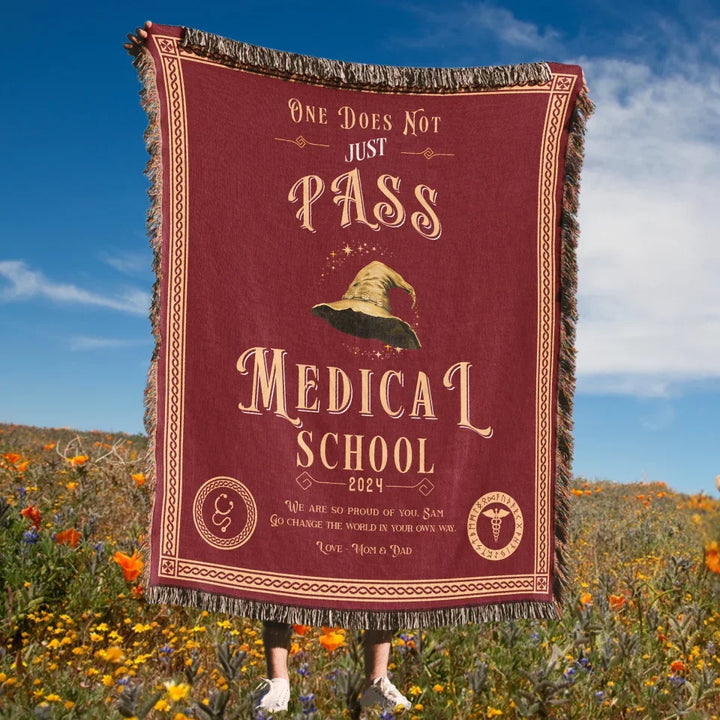 One Does Not Just Pass Medical School - Personalized Heirloom Blanket