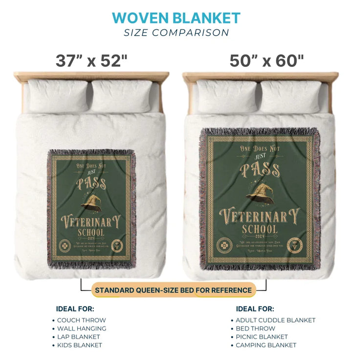 One Does Not Just Pass Veterinary School - Personalized Heirloom Blanket