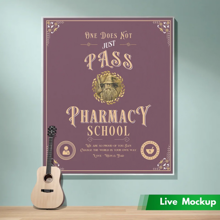 One Does Not Just Pass Pharmacy School - Personalized Heirloom Blanket