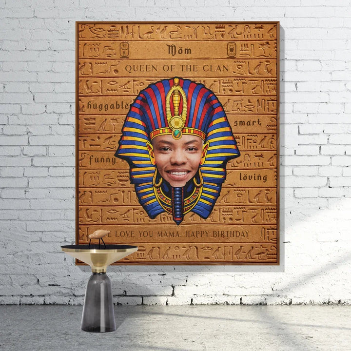 Egyptian Pharaoh II PHOTO Personalized Heirloom Blanket