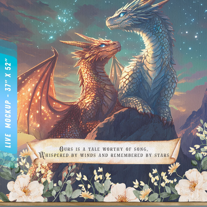 Live Mockup #8 - 37x52 - Closeup