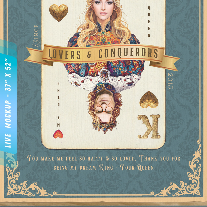 Live Mockup #8 - 37x52 - Closeup