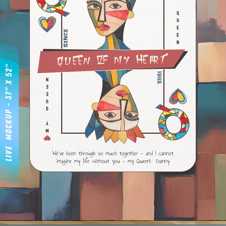 Live Mockup #8 - 37x52 - Closeup