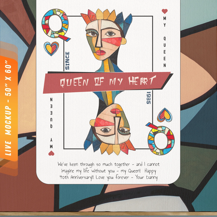 Live Mockup #8 - 50x60 - Closeup