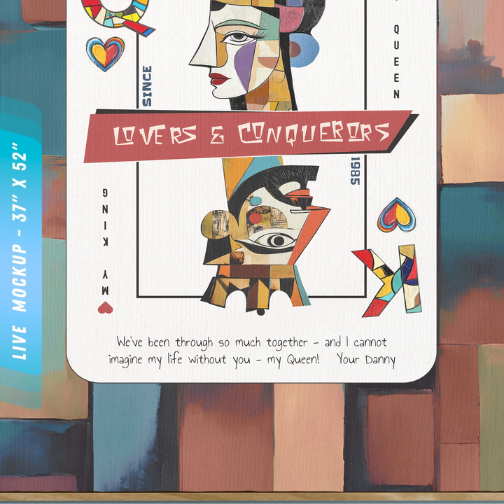 Live Mockup #8 - 37x52 - Closeup
