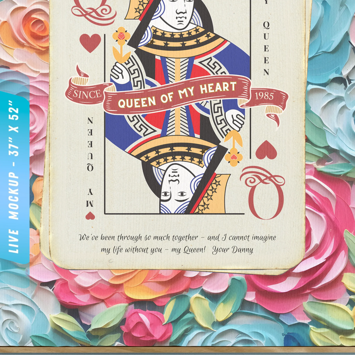 Live Mockup #8 - 37x52 - Closeup