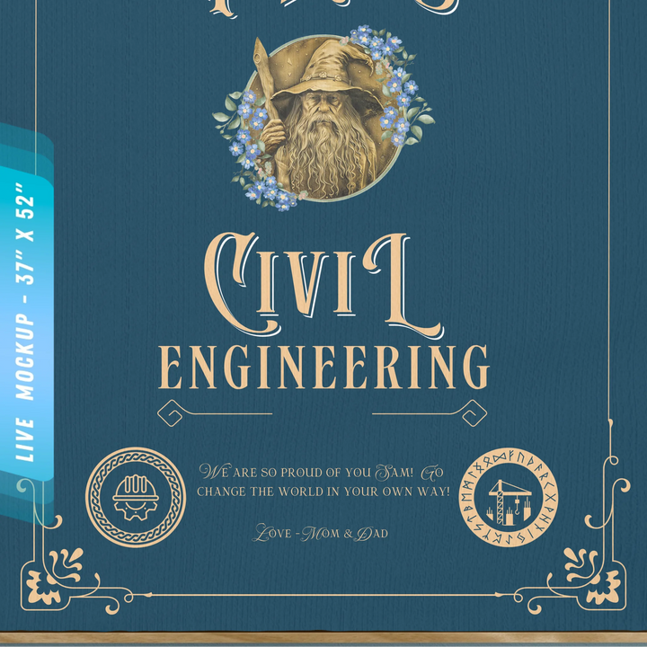 Live Mockup #8 - 37x52 - Closeup