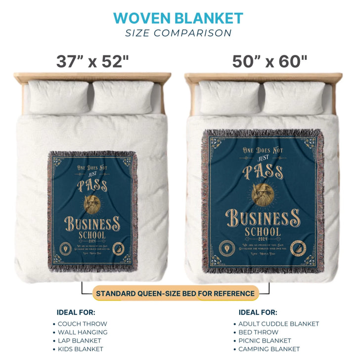 One Does Not Just Pass Business School - Personalized Heirloom Blanket