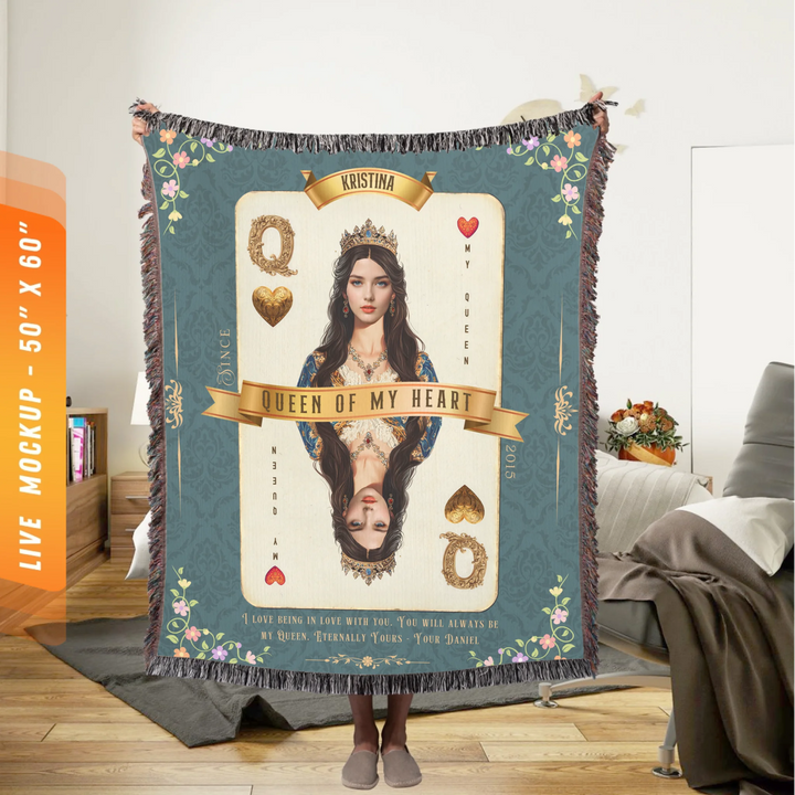 TEST - Bio-Engineered for Brilliance Personalized Heirloom Blanket - Cyborg Edition