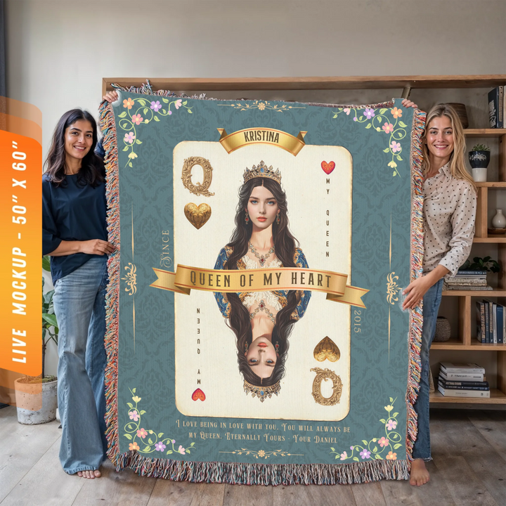 TEST - Bio-Engineered for Brilliance Personalized Heirloom Blanket - Cyborg Edition