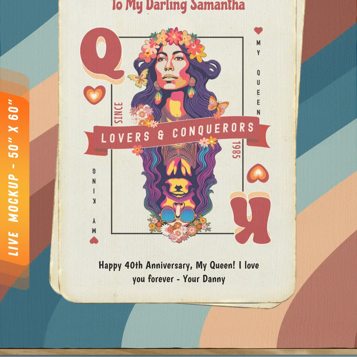 Live Mockup #8 - 50x60 - Closeup