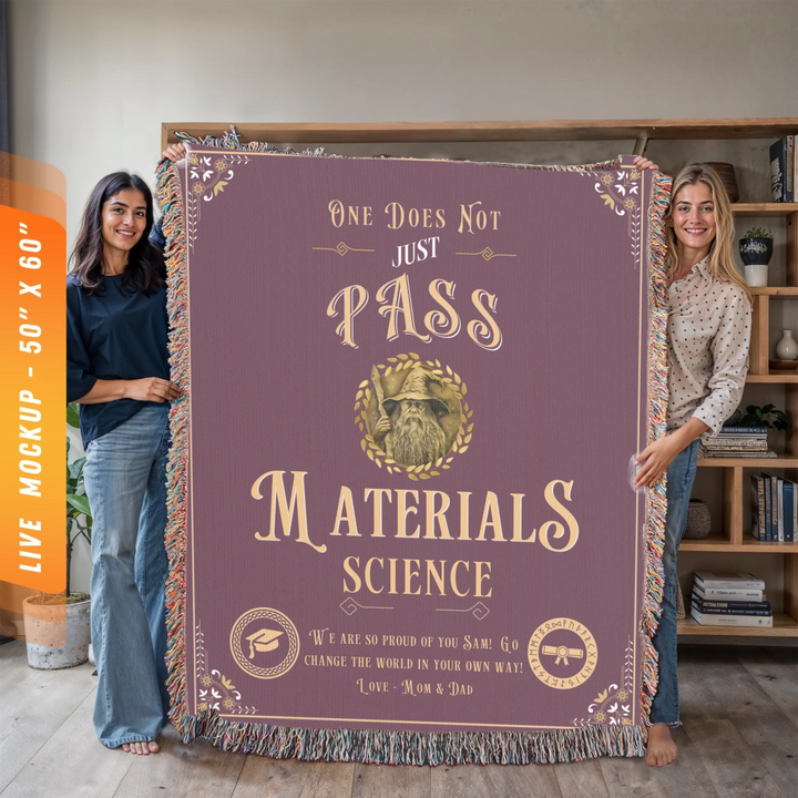 One Does Not Just Pass [YOUR PROGRAM HERE] - Custom Personalized Heirloom Blanket